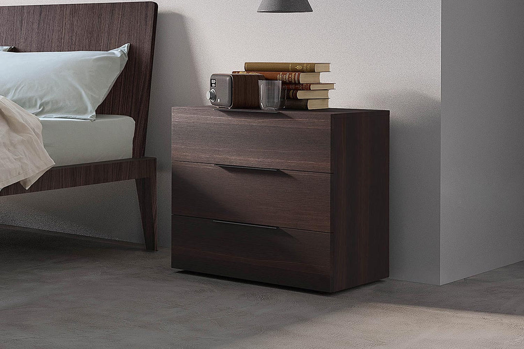 Spazio 3-Drawer Nightstand Nightstands Pianca
