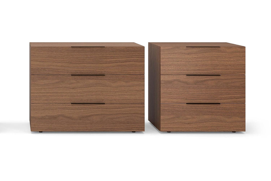 Spazio 3-Drawer Nightstand Nightstands Pianca