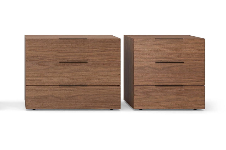 Spazio 3-Drawer Nightstand Nightstands Pianca