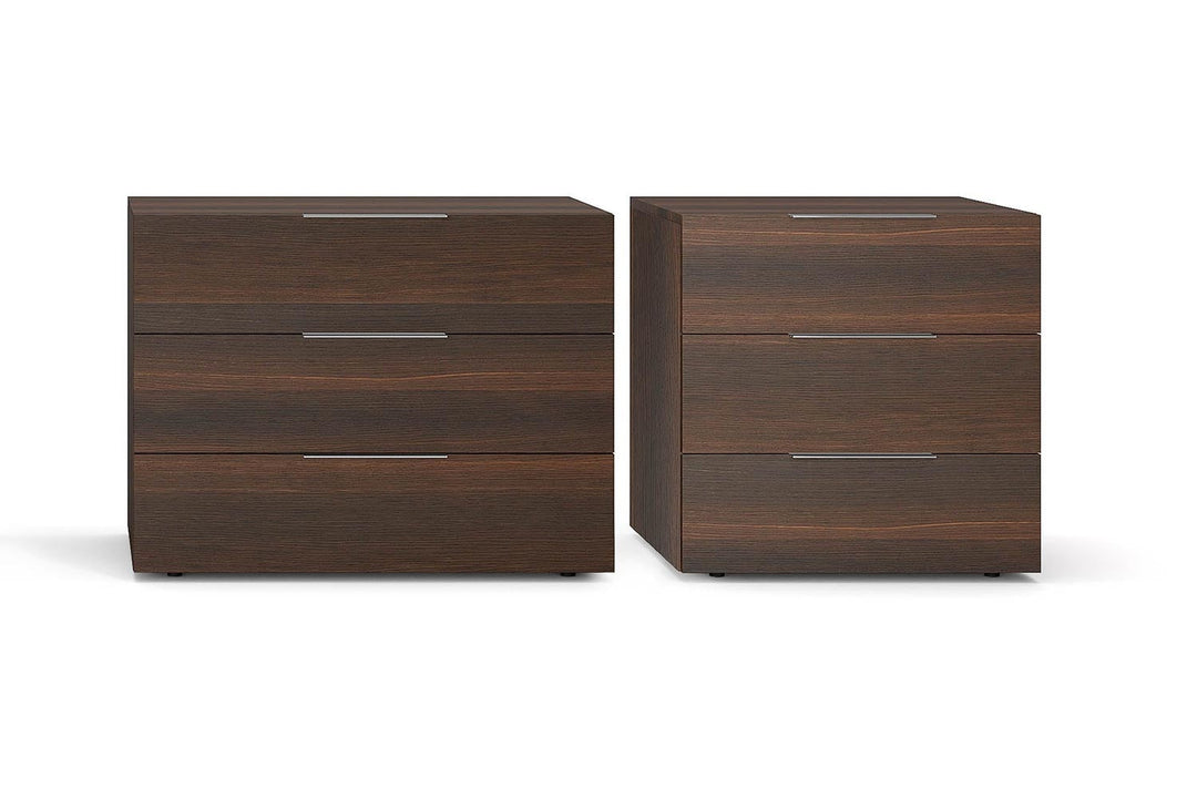 Spazio 3-Drawer Nightstand Nightstands Pianca