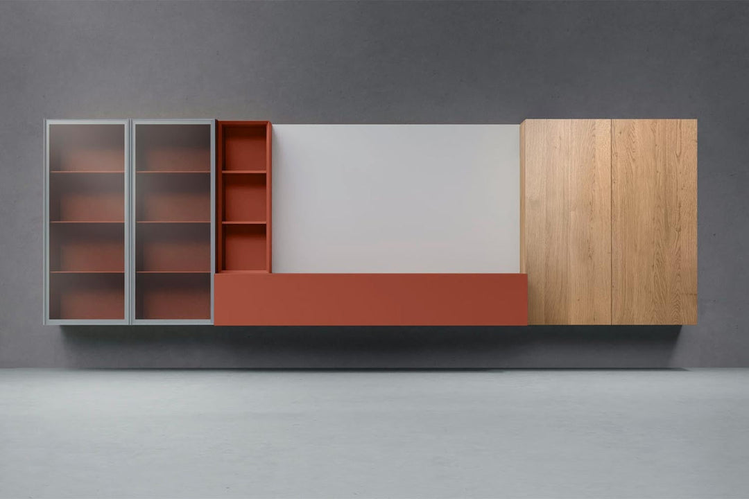 Spazio BOS061 Wall Unit Wall Units Pianca