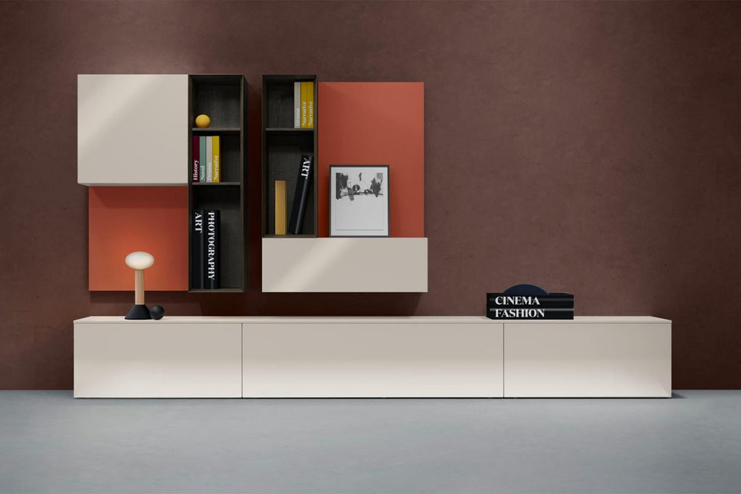 Spazio COS061 Wall Unit Wall Units Pianca