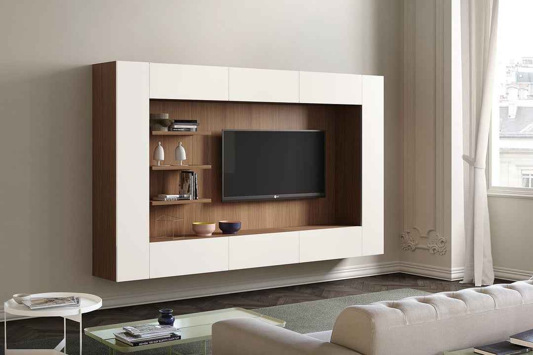 Spazio S18 TV Wall Unit Wall Units Pianca