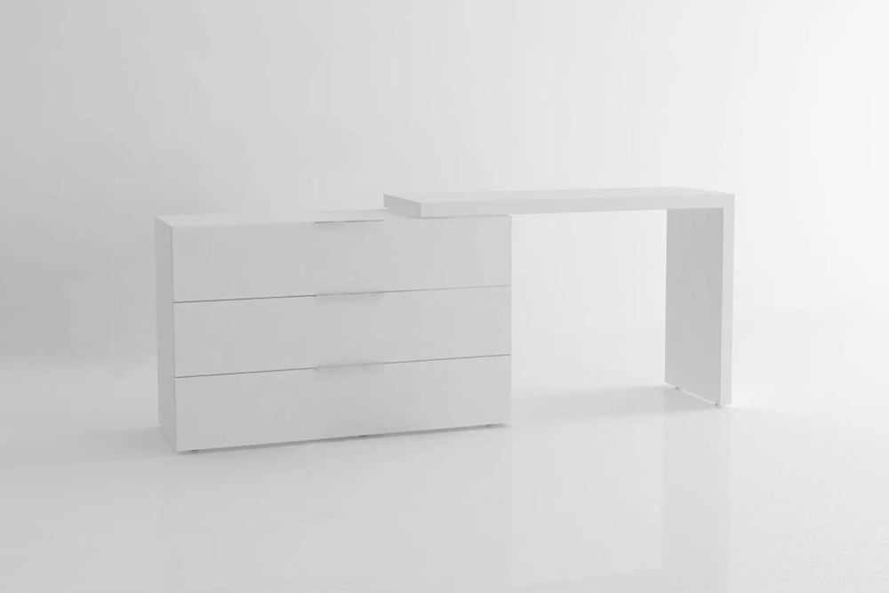 Spazio Small Dresser With Domino Desk Dressers Pianca