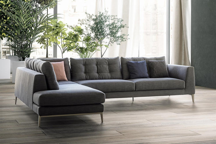 Time Corner Sectional Sofa with Peninsula Sectionals Pianca