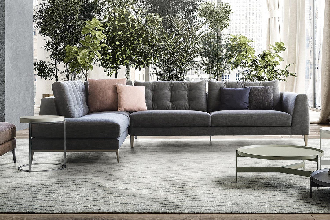 Time Corner Sectional Sofa with Peninsula Sectionals Pianca