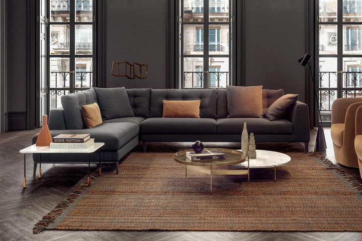 Time Corner Sectional Sofa with Peninsula Sectionals Pianca