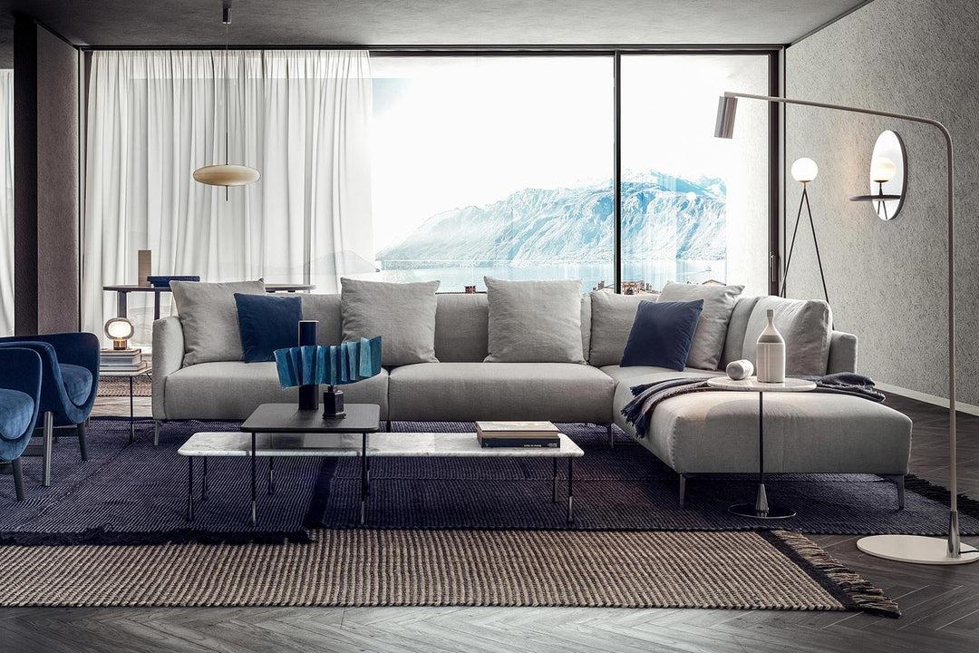 Volo Corner Sectional Sofa with Peninsula Sectionals Pianca