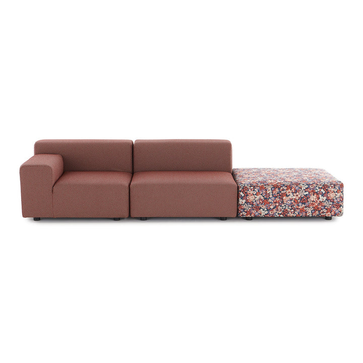 Plastics Outdoor Liberty 2-Seater Sofa with Pouf Outdoor Sofas Kartell Tamba Rust / Artemis Rust