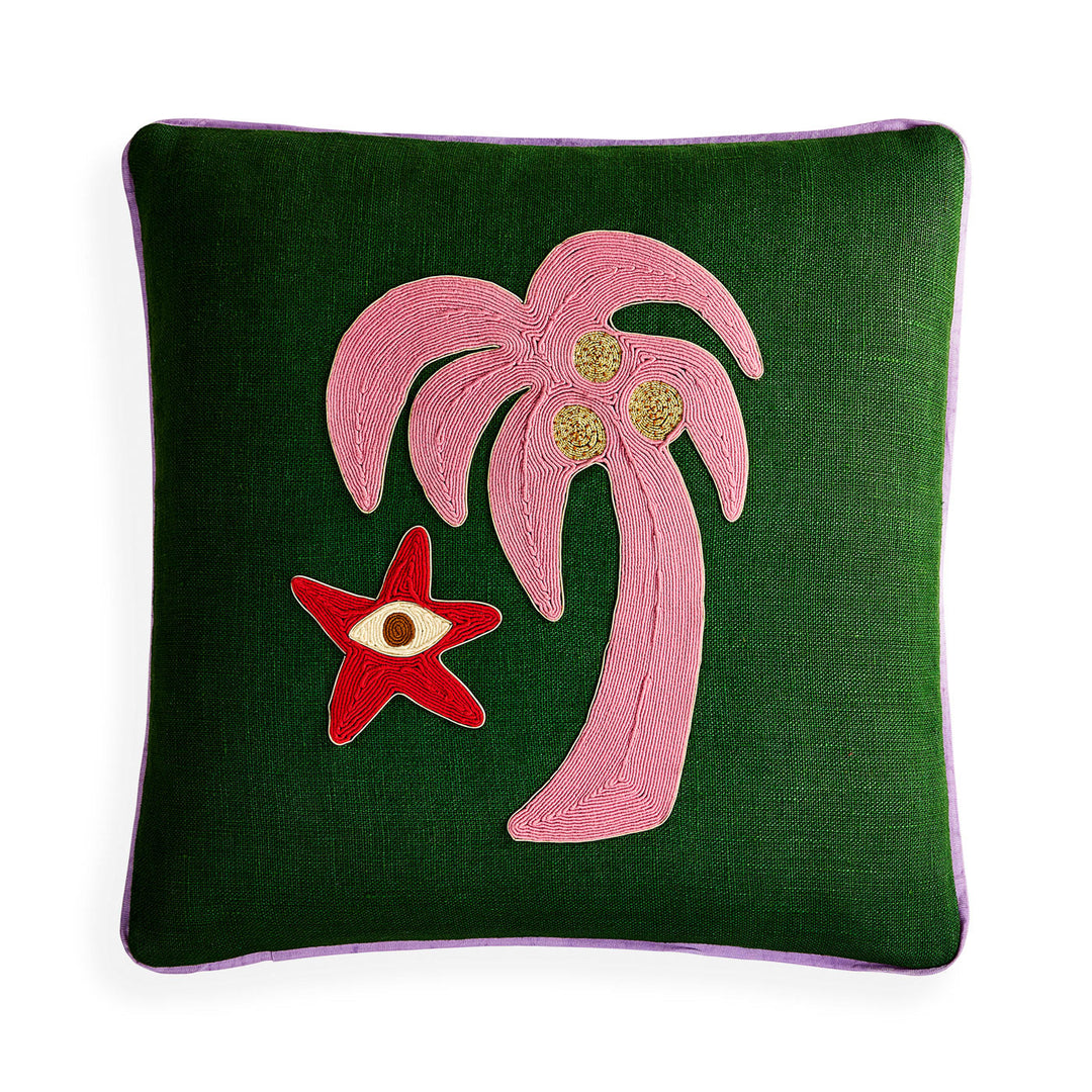 Playa Palm Tree Pillow Jonathan Adler