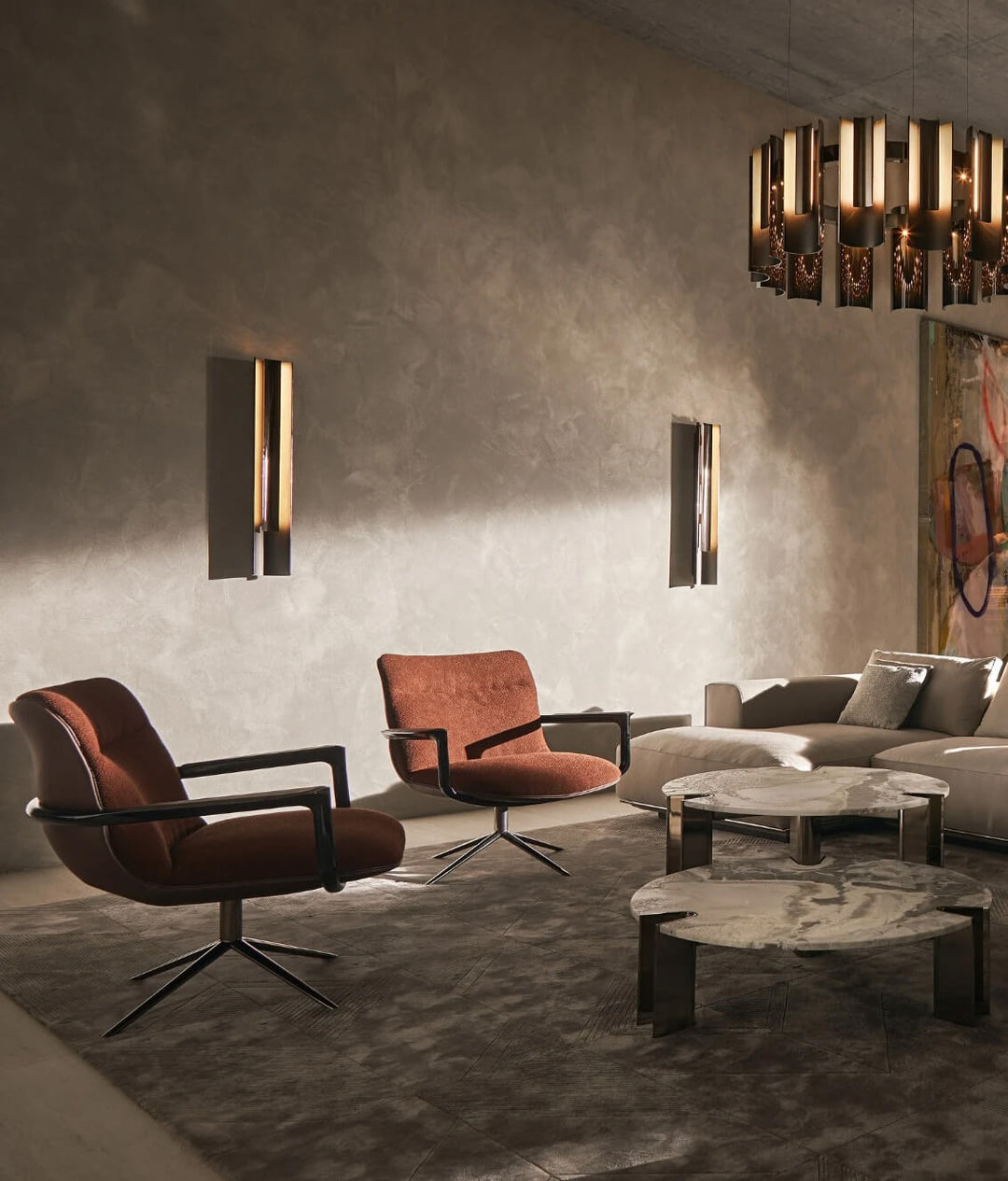 Polaris Steel Wall Lamp Wall Lamps & Sconces Visionnaire