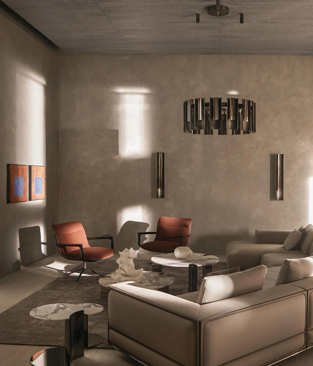 Polaris Steel Wall Lamp Wall Lamps & Sconces Visionnaire