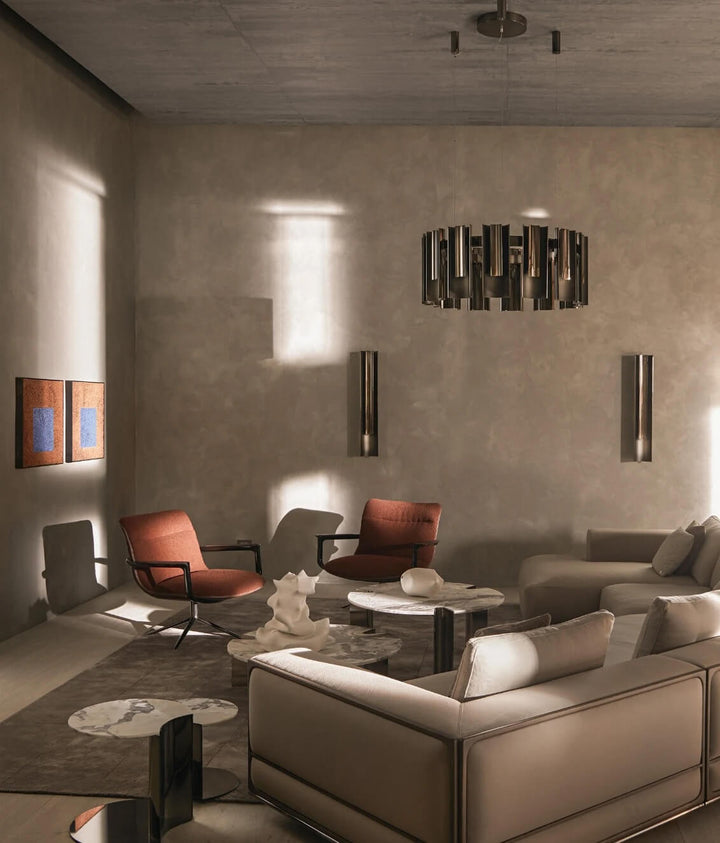 Polaris Steel Wall Lamp Wall Lamps & Sconces Visionnaire