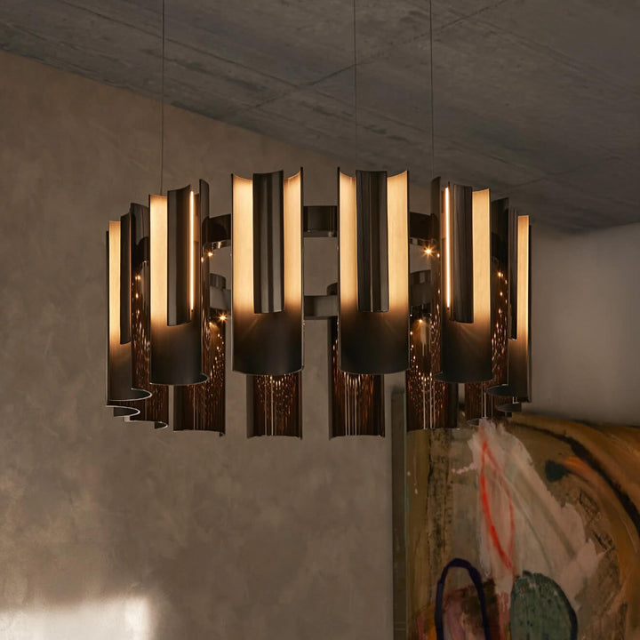 Polaris Steel Chandelier Chandeliers & Suspension Lamps Visionnaire