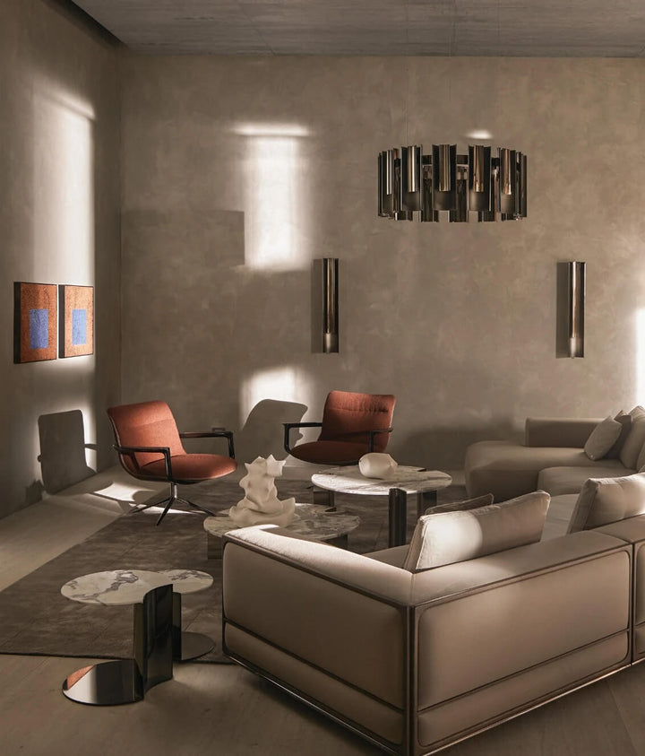 Polaris Steel Chandelier Chandeliers & Suspension Lamps Visionnaire