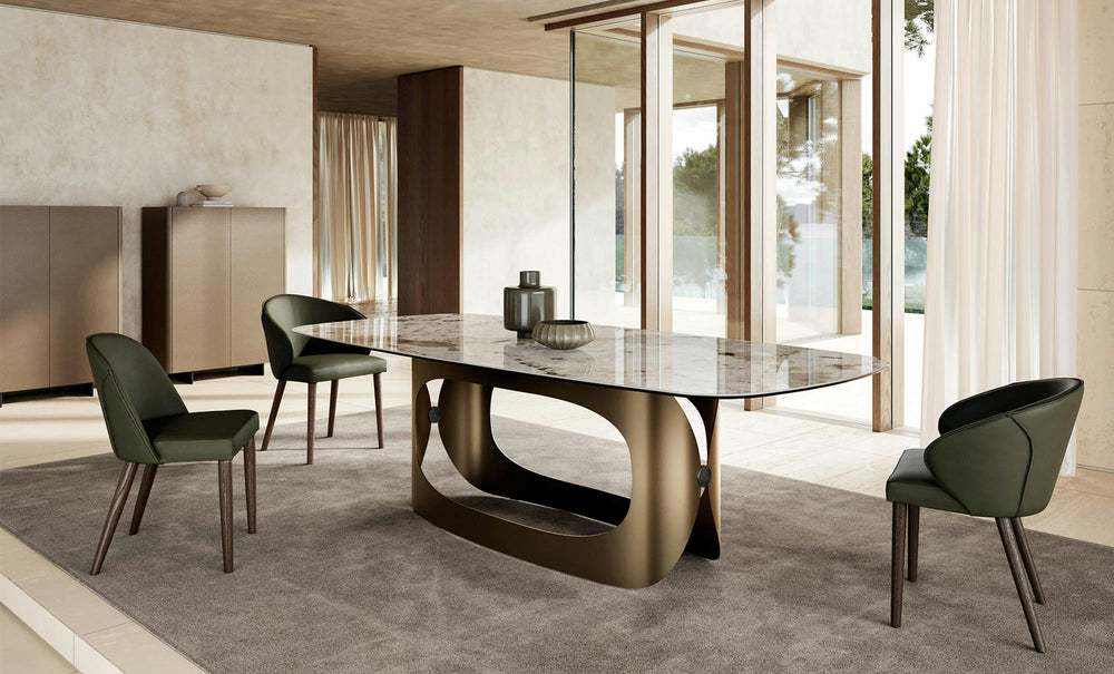 POLIFEMO CERAMIC TOP KING DINING TABLE Dining Table Eforma