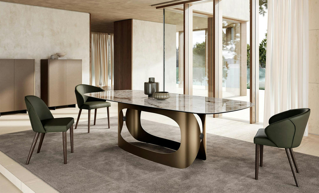 POLIFEMO CERAMIC TOP KING DINING TABLE Dining Table Eforma