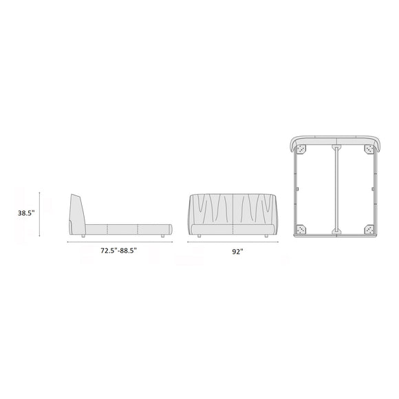Archibald Bed Beds & Bed Frames Poltrona Frau