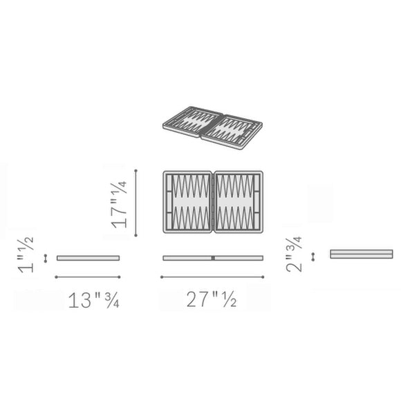 Giobagnara x Poltrona Frau Backgammon Set Furniture Poltrona Frau