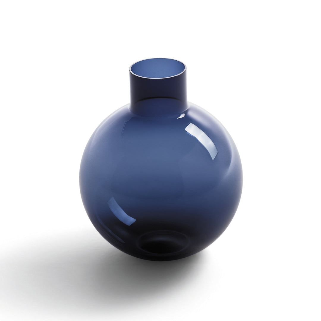 Blue Pallo Vase Vases Poltrona Frau Medium: 12.25 in height