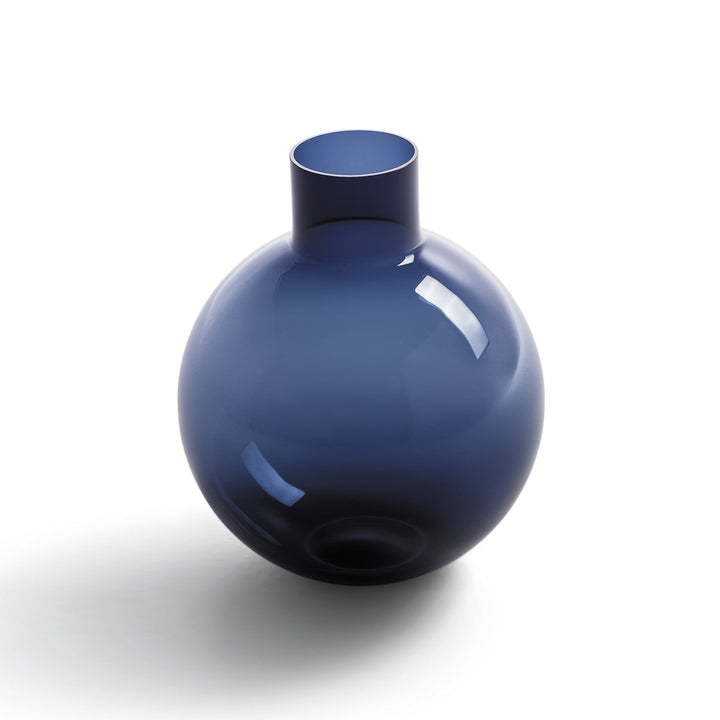 Blue Pallo Vase Vases Poltrona Frau Medium: 12.25 in height
