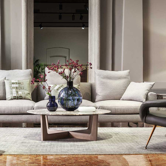 Blue Pallo Vase Vases Poltrona Frau