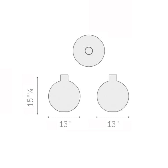 Blue Pallo Vase Vases Poltrona Frau