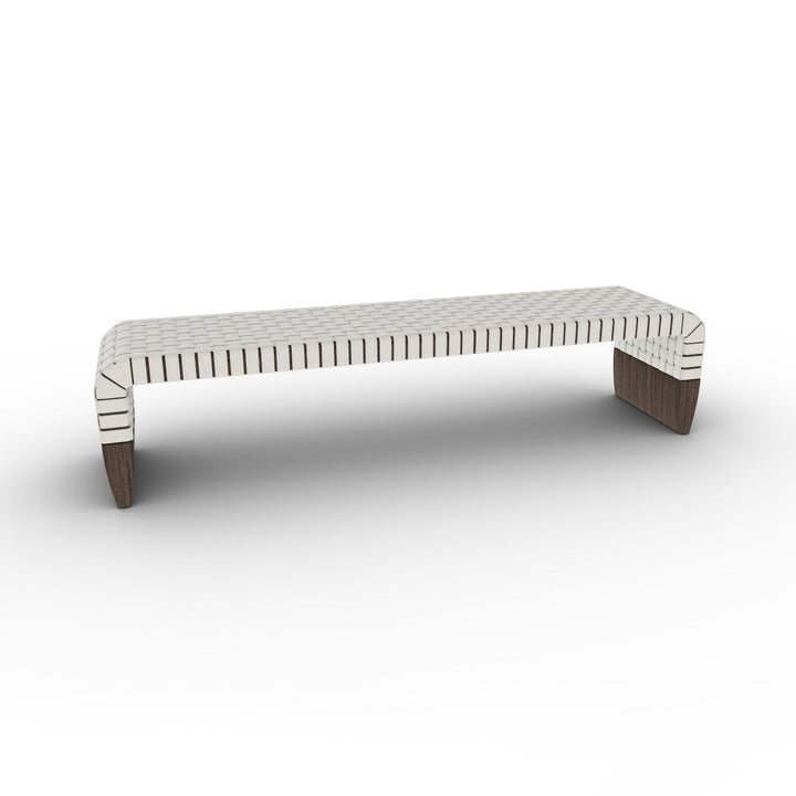 Brera Bench Benches Poltrona Frau Pelle Frau ColorSphere Avorio Leather