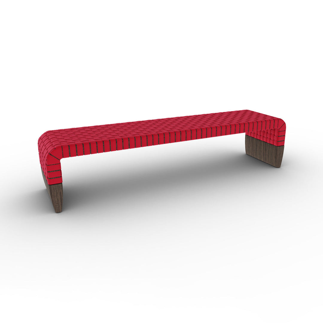 Brera Bench Benches Poltrona Frau Pelle Frau ColorSphere Siam Leather