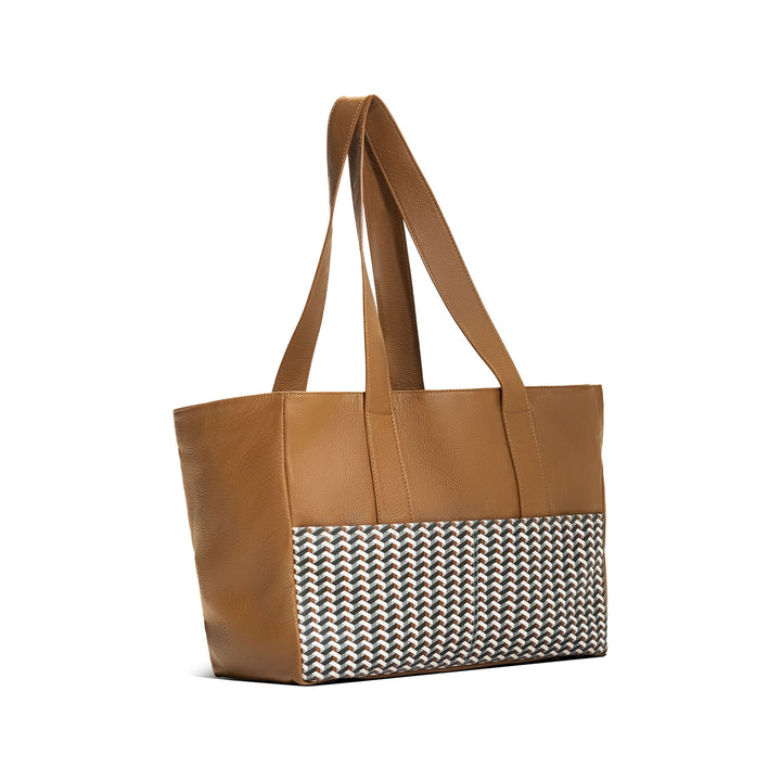 Dog Bag Poltrona Frau Ecru / Camel