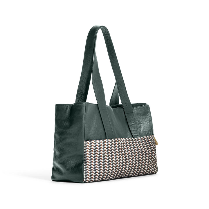 Dog Bag Poltrona Frau Ecru / Green