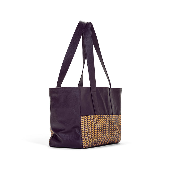 Dog Bag Poltrona Frau Ecru / Purple