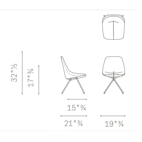 DU 30 Dining Chair Chairs Poltrona Frau