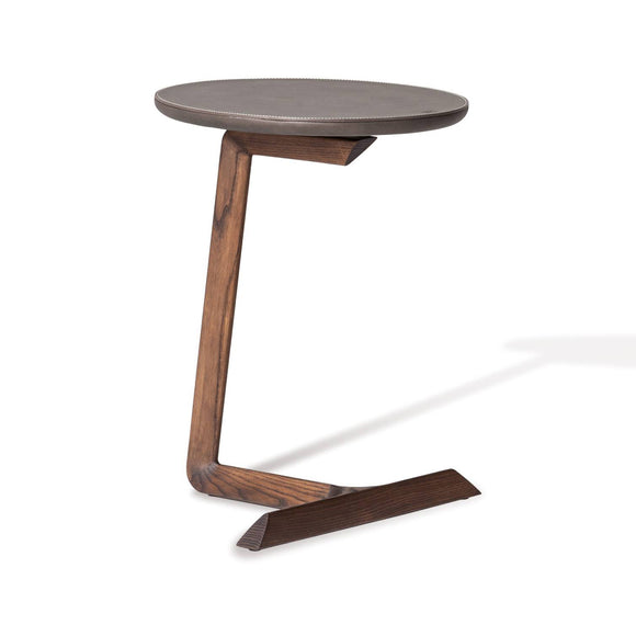 Fidelio Leather Side Table Accent Tables Poltrona Frau