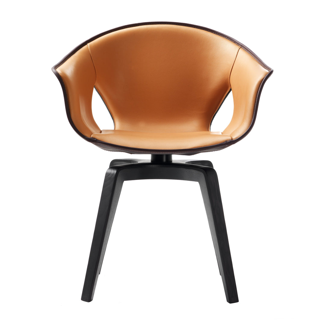 Ginger Swivel Armchair Chairs Poltrona Frau Saddle Extra Testa Moro / SC66 India