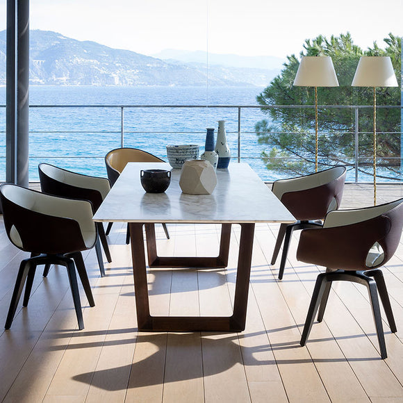 Ginger Swivel Armchair Chairs Poltrona Frau