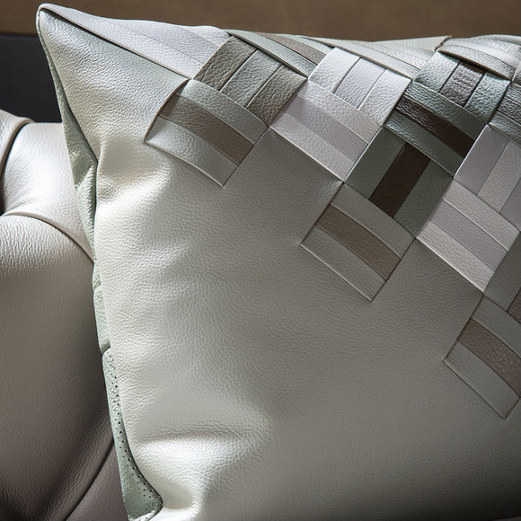 Journey Leather Pillow Throw Pillows Poltrona Frau
