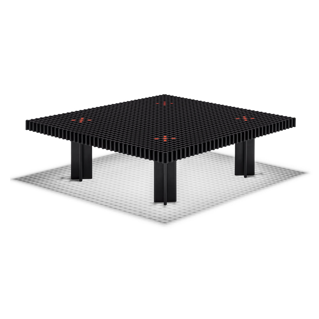 Kyoto Coffee Table Tables Poltrona Frau Black Laquered Square