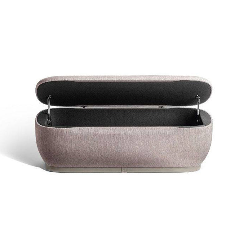 Lepli Ottoman with Storage Unit Ottomans Poltrona Frau Beige Melange