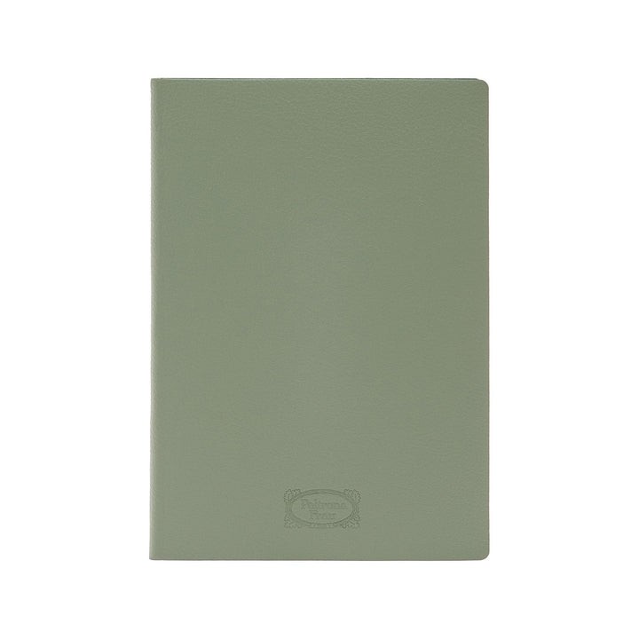 Pineider Leather Notebook Office Furniture Poltrona Frau SC 180 Celadon Large: 5.75 in width