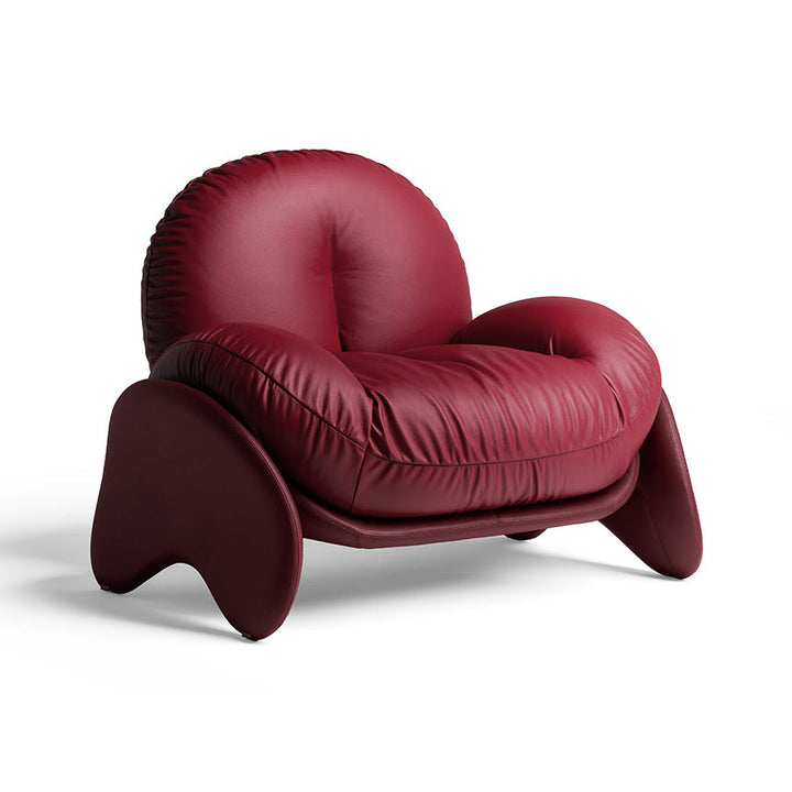 Squash Lounge Chair Chairs Poltrona Frau SC 128 Carminio / 92 Garnet Chair Only