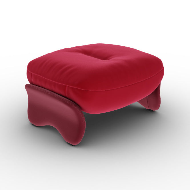 Squash Ottoman Ottomans Poltrona Frau SC 128 Carminio / 92 Garnet