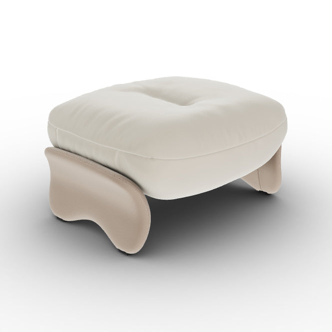 Squash Ottoman Ottomans Poltrona Frau SC 51 Panna / 33 Travertino