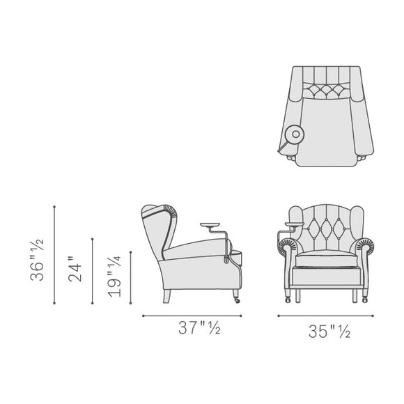 1919 Ultime Notizie Armchair Chairs Poltrona Frau
