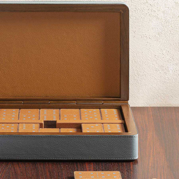 Giobagnara x Poltrona Frau Games Domino Wooden Box Furniture Poltrona Frau