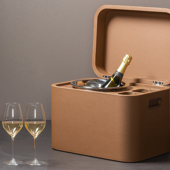 Giobagnara x Poltrona Frau Tableware Champagne Box Decor Poltrona Frau