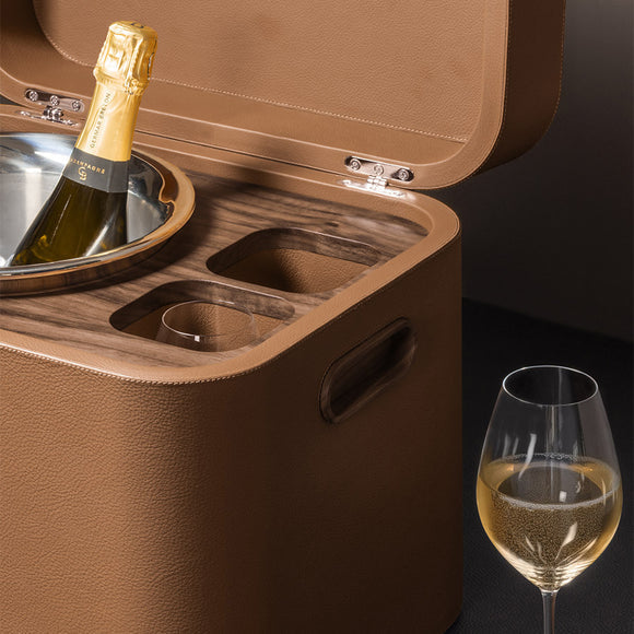 Giobagnara x Poltrona Frau Tableware Champagne Box Decor Poltrona Frau