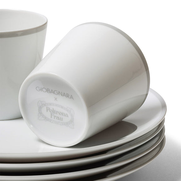 Giobagnara x Poltrona Frau Tableware Picnic Basket Dinnerware Poltrona Frau