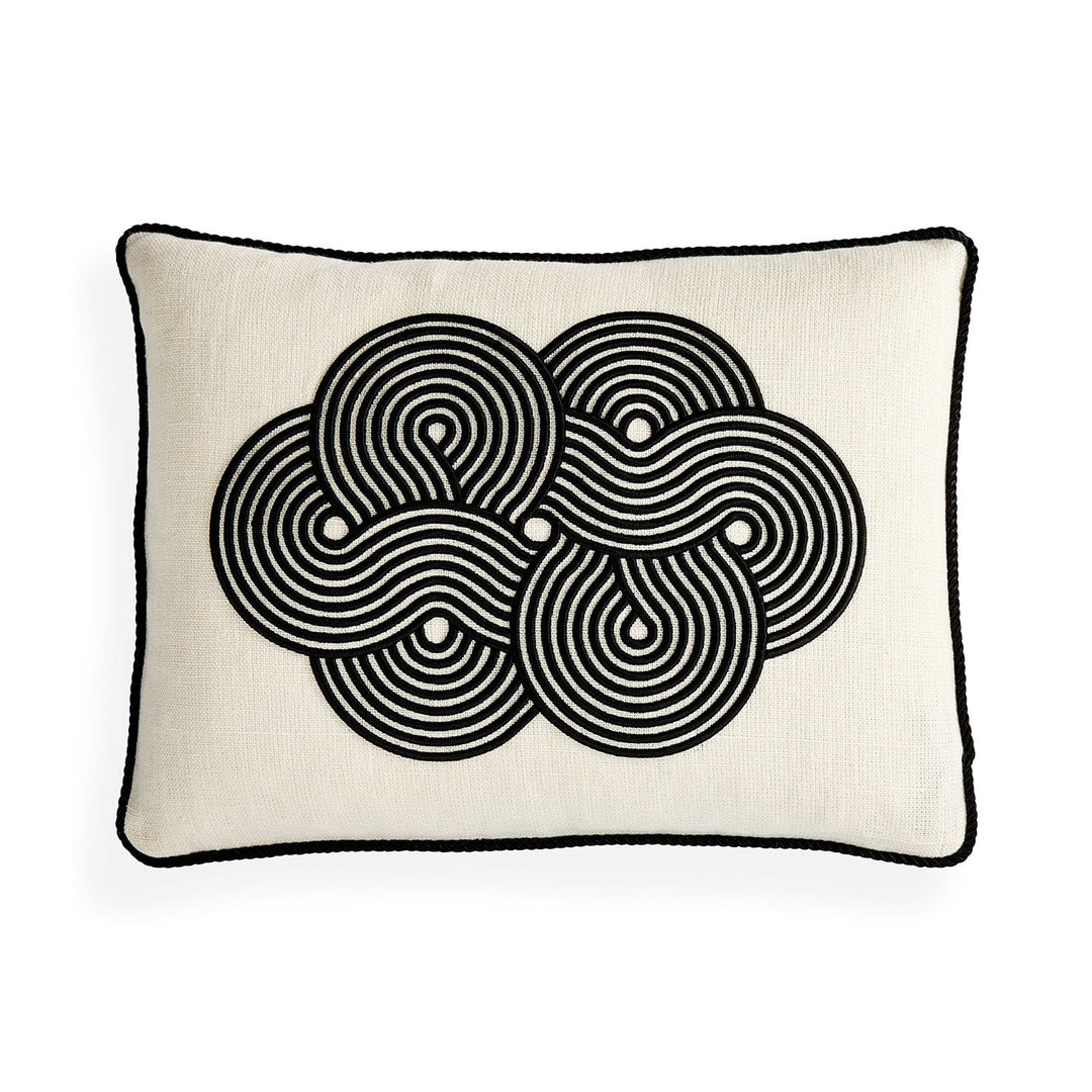 Pompidou B&W Cloud Pillow Jonathan Adler