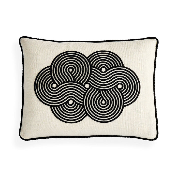 Pompidou B&W Cloud Pillow Jonathan Adler